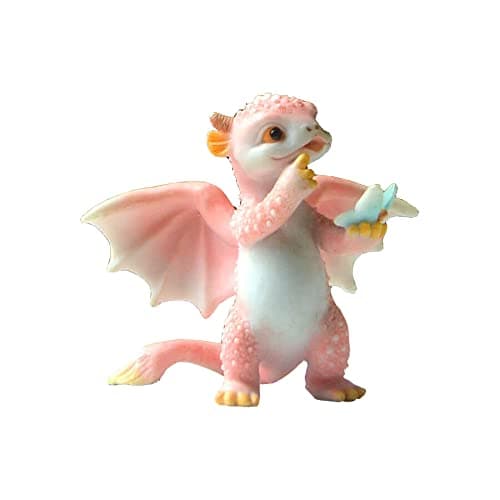 Gemmia Garden Miniature Fairy Dragon Figurine- Thinking Dragon - Image 1