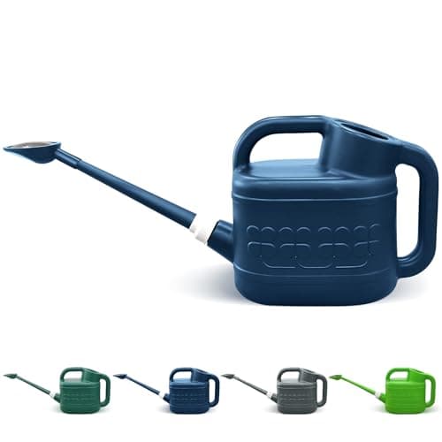 2 Gallon Watering Can for Outdoor Plants, Plant Watering Can with Removable Long Spout and Stainless Steel Sprinkler Head, Large Water Can for Garden Flowers Vegetables - Image 1