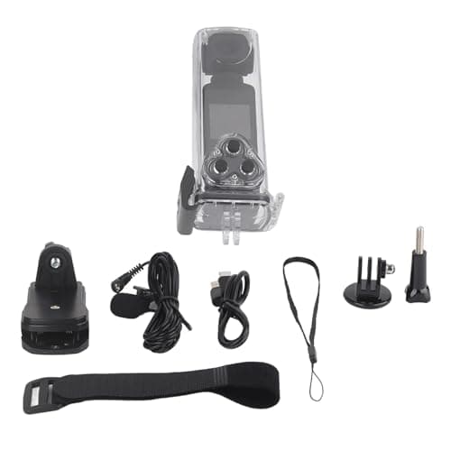 Action Camera, 16MP 4K 30FPS WiFi Handheld Camcorder, Anti Shaking Diving Camera with 1.3-Inch HD LCD Display, Microphone, Clip Bracket, 30M Waterproof Case thumbnail 7