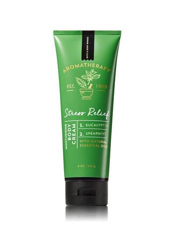 Bath Body Works ~ Aromatherapy ~ Stress Relief - Eucalyptus & Spearmint ~ Bundle ~ Body Wash & Foam Bath 10oz. & Body Cream 8 oz thumbnail 3
