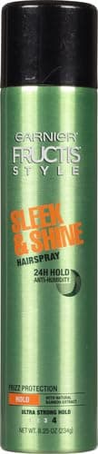 Garnier Fructis Style Sleek and Shine Anti-Humidity Hairspray, Ultra Strong Hold, Frizz Protection 8.25 Oz, 1 Count (Packaging May Vary) thumbnail 2