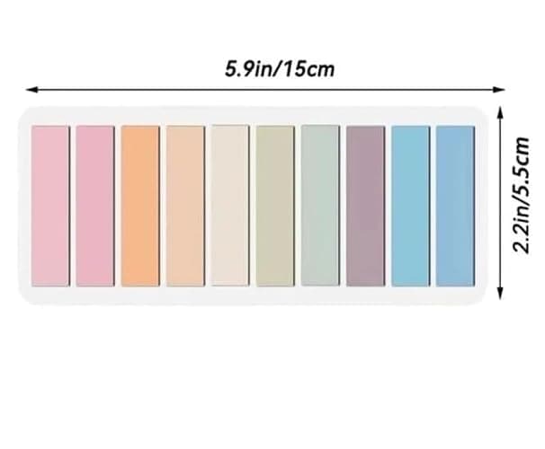 400 Pcs Sticky Index Tabs Small Sticky Notes Book Tabs,Tabs for Notebooks, Page Markers Notes Tabs Writable and Book Flags Tabs Post It Tabs Strip Index Tabs for Page Marking Classify File (Pink) thumbnail 2