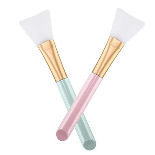 2 PCS Silicone Face Mask Brush,Mask Beauty Tool Soft Silicone Facial Mud Mask Applicator Brush Hairless Body Lotion And Body Butter Applicator Tools Pastel thumbnail 7