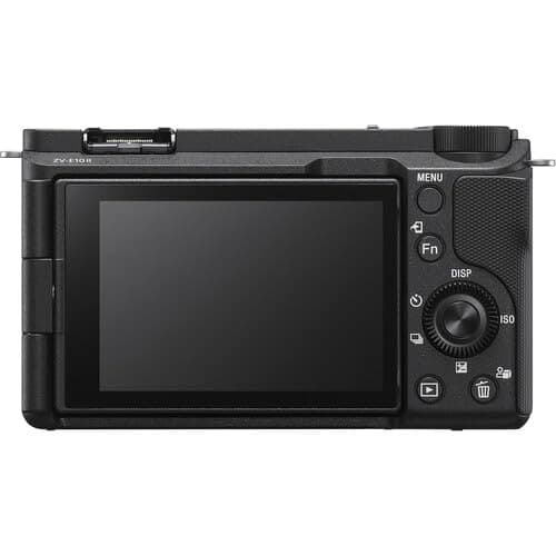 Sony Alpha ZV-E10 II Mirrorless Camera with 16-50mm Lens (Black) (ZVE10M2KB) + 64GB Memory Card + Bag + Card Reader + HDMI Cable + Flex Tripod + Hand Strap + Memory Wallet + Cleaning Kit (Renewed) thumbnail 3