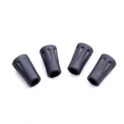 Walking Stick Tips Rubber 4pcs Trekking Pole Tips Replacement- Rubber Feet for Hiking Poles, Walking Sticks, Trekking Poles | Rubber Tip for Walking Sticks Hiking Trekking Poles Boot Tips Rubber Feet thumbnail 8
