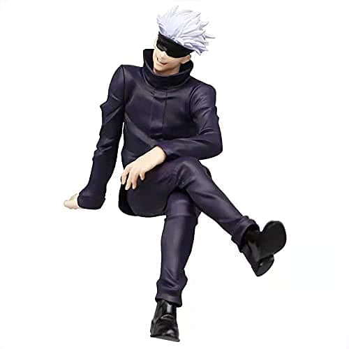 Puruuige 2PCS Anime Figures Itadori Yuji Noodle Stopper Figurine Sitting Pose Character Statue PVC Collection Model Desktop Decoration, Type 1 thumbnail 3