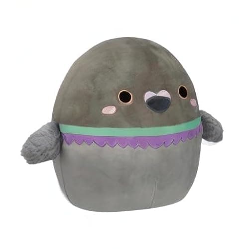 Squishmallows Original 14-Inch Ottilie Grey Pigeon with Fuzzy Wings - Official Jazwares Large Plush thumbnail 9