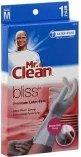 Mr. Clean Premium Latex-Free Gloves Bliss Medium Size (Pack of 2 Pairs) thumbnail 3