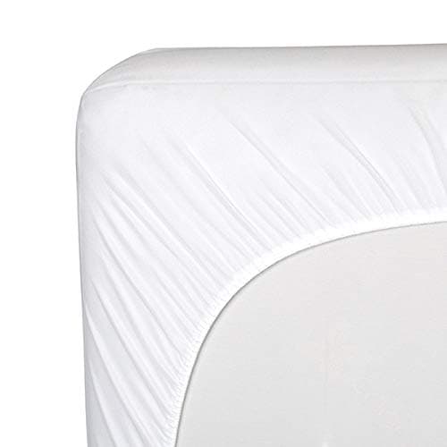 Sealy Baby Organic Cotton Top Breathable Fitted Waterproof Infant Crib Mattress Protector Pad and Toddler Bed Cover, Durable and Comfortable Topper, Machine Washable, 52” x 28”- White thumbnail 5