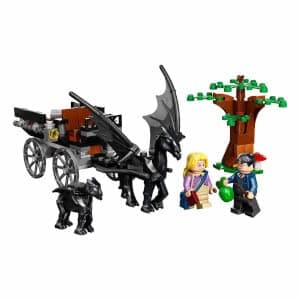 LEGO Harry Potter Hogwarts Carriage & Thestrals Set 76400, Building Toy for Kids 7 Plus Years Old with 2 Winged Horse Figures and Luna Lovegood Minifigure thumbnail 5