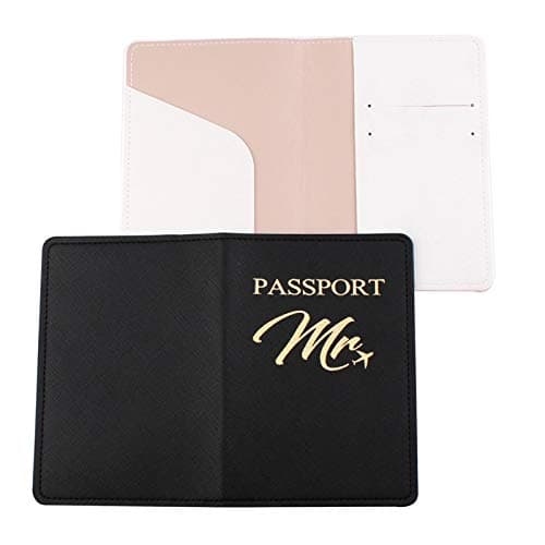  Mr and Mrs Passport Holder and Luggage Tags Set thumbnail 3