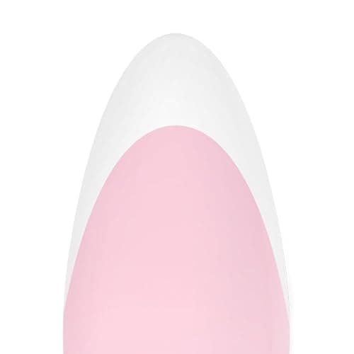 Beetles French Tips Press On Nails: 224 Pcs Pink French Tip Nails Short Almond Fake Nails, Soft Gel Nail Tips False Nails Art DIY For Women,16 Sizes thumbnail 9