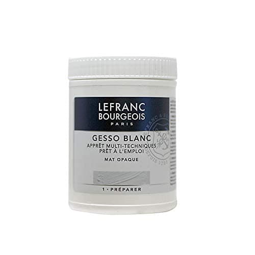 Lefranc Bourgeois Additif - Gesso Acrylique Blanc Pot de 500 ml thumbnail 3