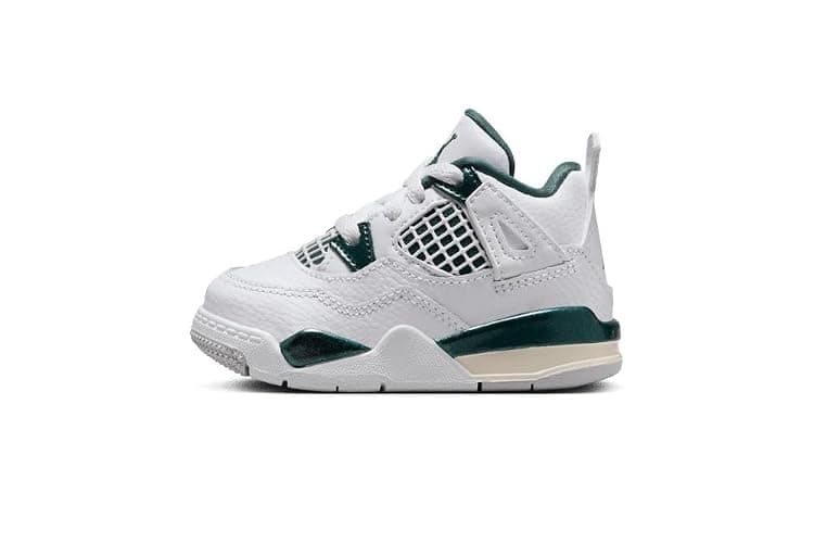 Jordan Toddler's 4 Retro Off White/Military Blue (BQ7670 141) - 4 Toddler - White/Oxidized Green/White-white - Image 1