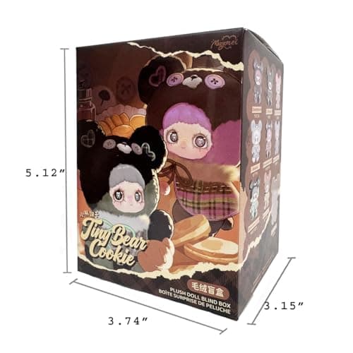 WINKLOORI Maymei Tiny Bear Cookie Series Mini Blind Box 1PC(1 of 9 Possible Styles) Cute Keychain Figures Collectible Toys Birthday Gifts (1Pcs Blind Box) thumbnail 3