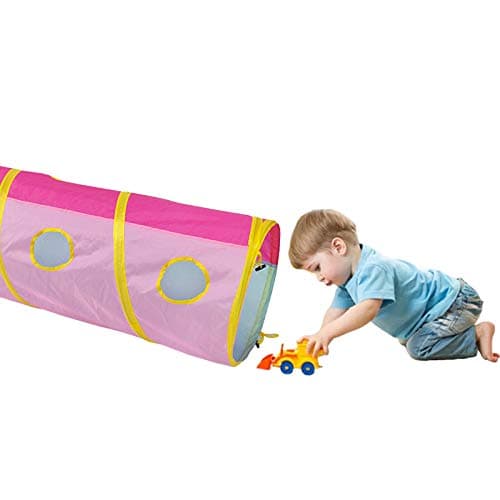 Tech Traders ® Play Tunnel - Children Pop Up Indoor & Outdoor Play Activity-Pink thumbnail 3