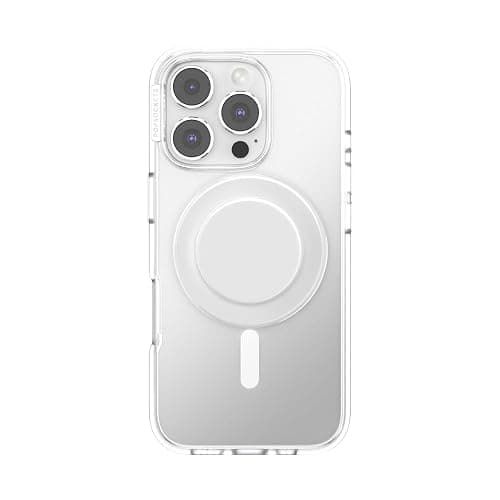 PopSockets Round Phone Grip Compatible with MagSafe, Adapter Ring Included, Phone Holder, Wireless Charging Compatible - Glossy White thumbnail 3