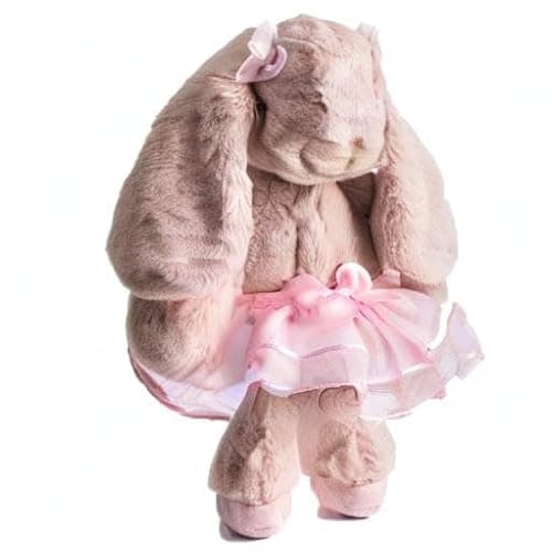 DILLY DUDU Ballerina/Ballet Bunny Plush Toy Stuffed Animal Rabbit Doll 10-inch(Pink) thumbnail 8
