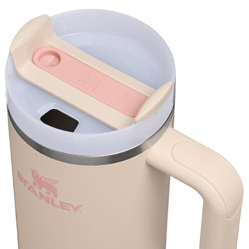 STANLEY Quencher H2.0 Tumbler with Handle and Straw 30 oz | Flowstate 3-Position Lid | Cup Holder Compatible for Travel | Insulated Stainless Steel Cup | BPA-Free | 30oz/0.89L Champagne thumbnail 3