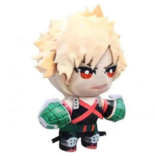 Groydbna MHA Anime Plushie Cute Plushie Hero Cosplay Plushies Plush Toy Stuffed Keychain Doll, 5.9" Yellow thumbnail 4