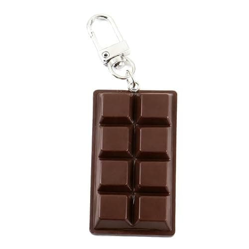 Jenmex Mini Realistic Food Keychains-Chocolate Keychain Charm,Purse Charm,Novelty Gift for Chocolate Lovers&Food Enthusiasts - Image 1