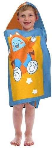 Jay Franco Blippi Bath Pool Beach Hooded Towel - Super Soft & Absorbent Kids Blue Cotton Towel thumbnail 2