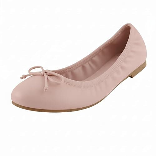 EMMA NEW YORK Women's Flats Round Toe Comfort Elastic Flats for Women - Image 1