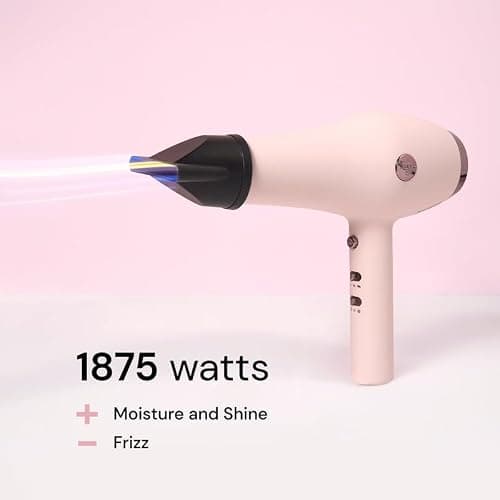 L'ANGE HAIR Soleil Professional Hair Dryer | 3 Heat Settings & 2 Airflow Settings | Cool Shot Locks-in Style | Professional Length Cord | Best Lightweight Hair for Smooth Blowouts (Blush) thumbnail 3