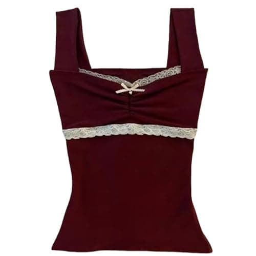 Damen Sexy Spaghettiträger Tops - Vintage Y2K Geparden-Print Cropped Camisole Slim Fit Ärmelloses Tank Top für Sommer Sexy Casual Streetwear Ausgehen Party Emo Grunge - Image 1