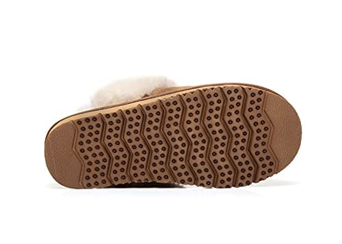 UGG Slippers Women Australian Premium Soft Sheepskin Wool Winter Slippers Thick Sole Muffin thumbnail 6