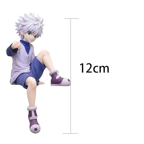 Xinnice Killua zaoldyeck & Gon·Freecss Noodle Stopper Figure PVC Sitting Model Anime Desktop Decorations Collection Statue for Fans, 12 cm thumbnail 3