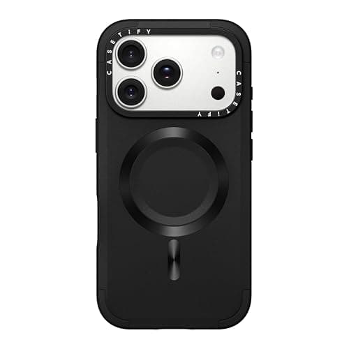 CASETiFY Force - Custodia per iPhone 17 Pro Max, sottile, compatibile con Magsafe / 2 m, protezione contro le cadute di grado militare 3X, colore: Nero - Image 1