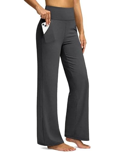 G Gradual Yoga Pants Women Wide Leg Dress Pants with Pockets High Waist Stretch Petite/Regular/Tall Casual Sweatpants Women - Image 1