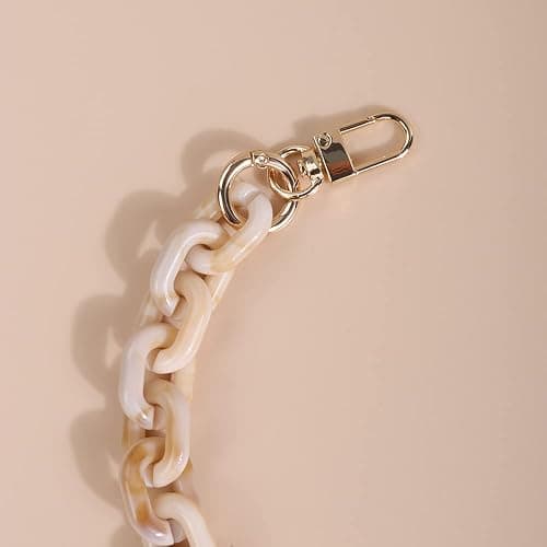 Wiwpar Acrylic Bag Chain Strap Shoulder Purse Handbag Straps Replacement Chain with Gold Buckle (Style 4) thumbnail 6