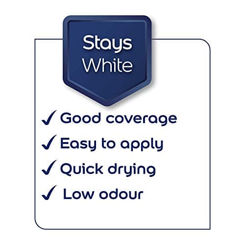 Dulux Silk Emulsion Paint For Walls And Ceilings - Pure Brilliant White 5 Litres - Multicolour - Interior - Matte - 5 l (Pack of 1) thumbnail 4