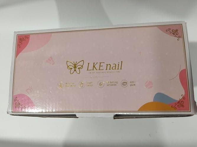 LKE UV Nail Lamp 268W Gel Nail Lamp Nail Dryer UV Lamps for Gel Nails, Professional LED Nail Lamp with Automatic Sensor / 4 Timer Setting, Portable UV/LED Light Home and Salon thumbnail 12