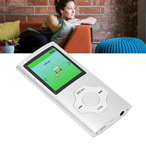 64G MP3 Player, 1.8 Inch Music Player, LCD Screen, Recording FM Radio, Portable MP3 Player for Kids Students (Silver) thumbnail 8