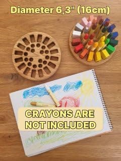 Waldorf crayon holder for Stockmar CRAYONS NOT INCLUDED thumbnail 2
