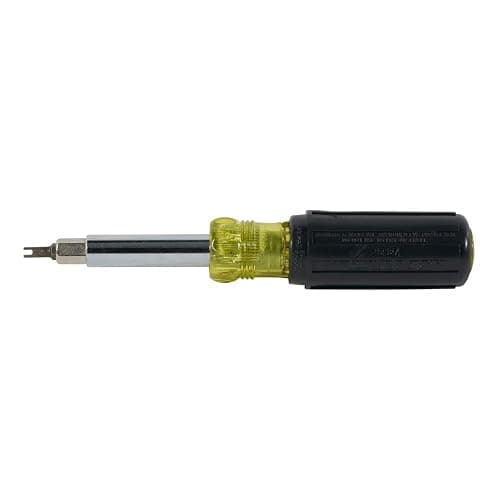 Klein Tools 32527 Multi-Bit Screwdriver/Nut Driver, 11-in-1 with Phillips, Slotted, Square, and Schrader Bits and Nut Drivers thumbnail 6