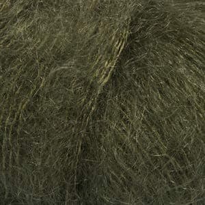 Mohair and Silk Yarn Drops Kid-Silk, 0 or Lace, 2 Ply, 0.9 oz 230 Yards per Ball (19 Dark Green) thumbnail 2