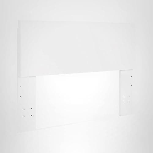 Signature Design by Ashley Onita Contemporary Queen Panel Headboard with Adjustable Height, Wood and Decorative Laminate, 39.53" High, Solid White Finish thumbnail 5