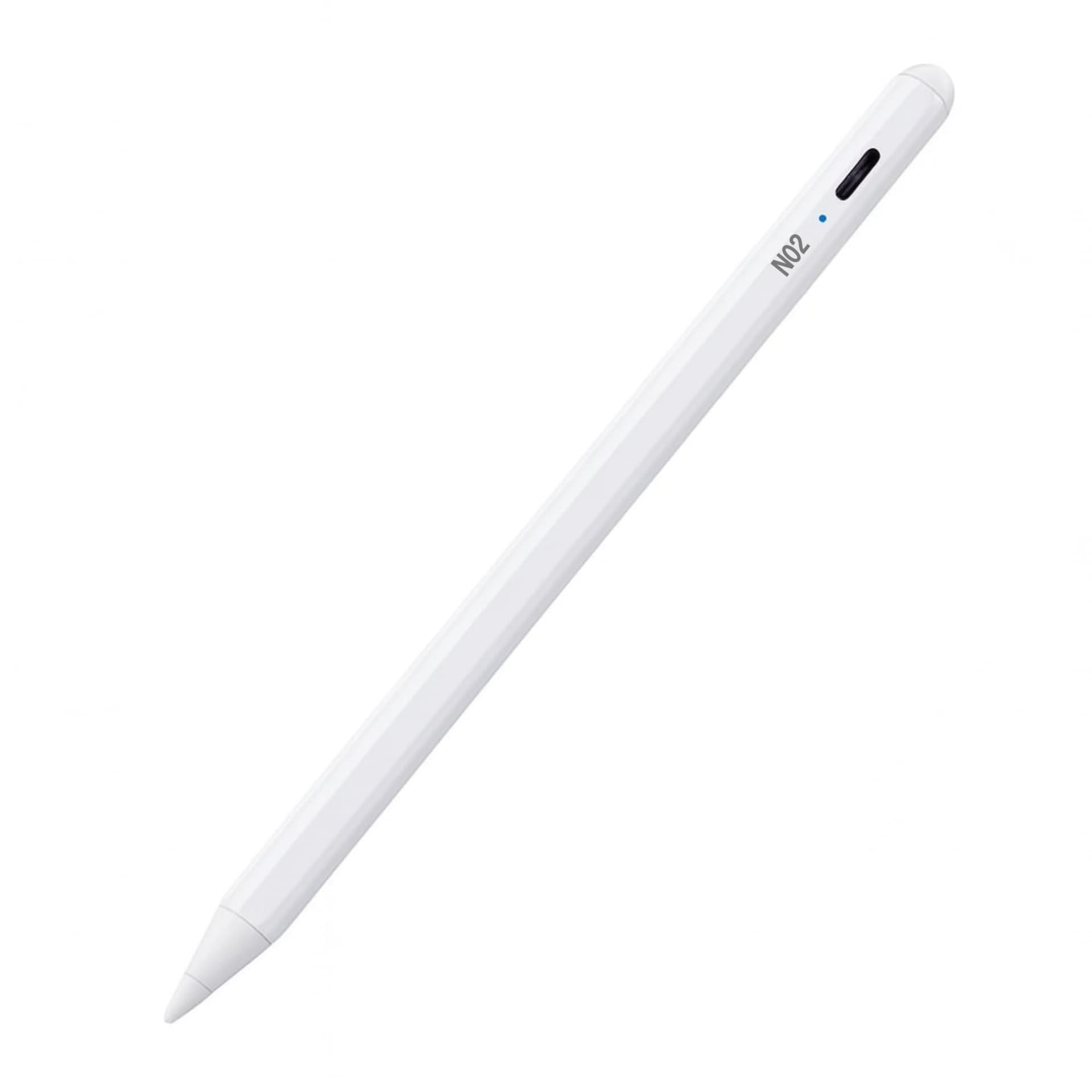 Caneta Digital para iPad NO2PROBLEMS Pencil Stylus Touch com Ponta Extra e Alta Sensibilidade Escrita Suave (Branca) - Image 1