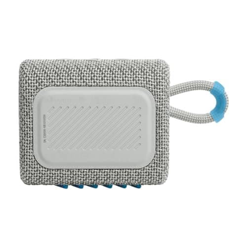 JBL Go 3 Eco - Portable Mini Bluetooth Speaker, big audio and punchy bass, IP67 waterproof and dustproof, 5 hours of playtime, Made in part with recycled materials (Eco White) thumbnail 9