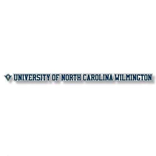 UNCW North Carolina Wilmington Seahawks 20" x 1" Vinyl Decal - Image 1