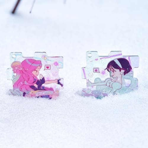 YJacuing Alien Stage Puzzle Piece Blind Box Acrylic Keychain (Whole Set) thumbnail 4