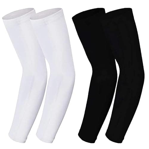 2XK-NOV Armstulpen Damen Armschoner Volleyball - Hochwertige Rutschfeste Armlinge Kompressions Manschetten für Herren und Damen, UPF50+, Arm Sleeves Sport, 2 Paar - Image 1