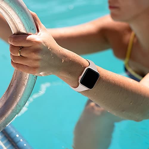 ZZL Sport Band Compatible with Apple Watch Bands 42mm(Series 10) 41mm 38mm 40mm, Soft Silicone Slim Thin Small Replacement Strap Compatible for iWatch Series 10 9 8 7 6 5 4 3 2 1 SE Sport Edition Women Men thumbnail 5