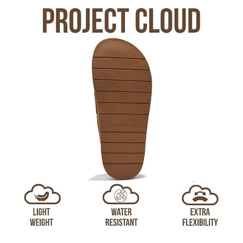 Project Cloud 100% Genuine Leather Womens Clog - Memory Foam Arch Support Non-Slip Sole Mules & Clogs for Women Footwear - Platform Winter Shoes (Foamy) thumbnail 5