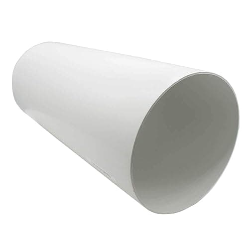 Kair Plastic Ducting Pipe 150mm - 6 inch / 350mm Short Length -Rigid Straight Duct Channel - Image 1