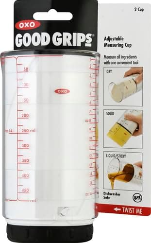 OXO Good Grips 2 Cup Adjustable Measuring Cup thumbnail 3